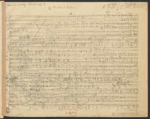 Knabe und Veilchen. Arr; S, T, orch; B-Dur