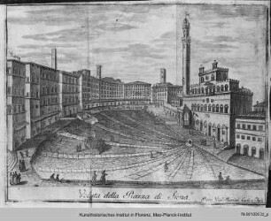 Ansicht der Piazza del Campo