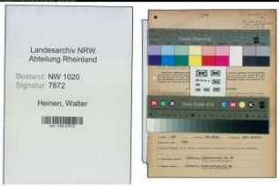 Entnazifizierung Walter Heinen , geb. 09.06.1888 (Fabrikant)