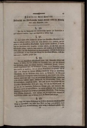 Fünfter Abschnitt. Freiherrlich von Dürkheimische Rechts-Gründe wider die Sentenz vom 26ten September 1762.