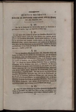 Fünfter Abschnitt. Freiherrlich von Dürkheimische Rechts-Gründe wider die Sentenz vom 26ten September 1762.