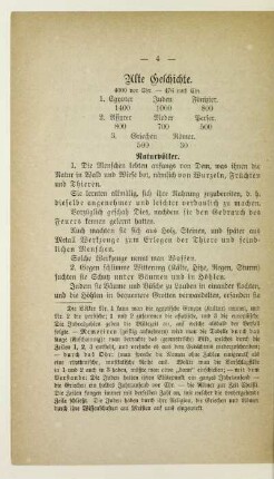 Alte Geschichte