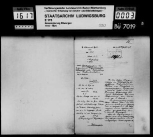Schuldenwesen der Teilgemeinde Hagenbach, Gemeindebezirk Bibersfeld