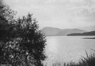 Wocheiner See : Felsformation am Ostufer des Bohinjsko jezero (Wocheiner See).