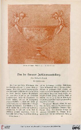 Von der Hanauer Jubiläumsausstellung