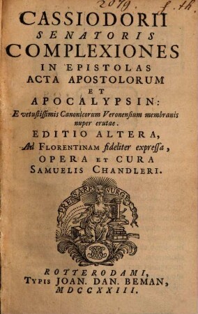 Complexiones in Epistola et Acta Apostolorum
