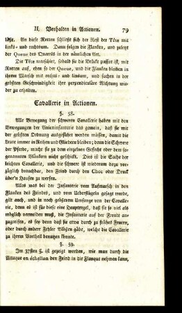 Cavallerie in Actionen