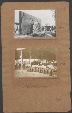 In Palmanuova unversehrt erbeutete ital. Munitionslager