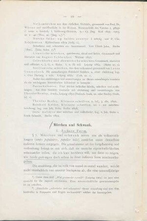 I. Äußere Form.