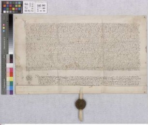Neckarhausen: Kundschaft über die Rechte der Herren v. Hirschhorn zu Neckarhausen und Michelburg gegenüber Ansprüchen des Klosters ........ ? aufg...