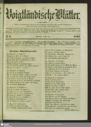 Voigtländische Blätter