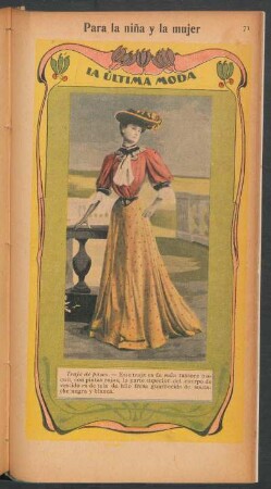 Para la niña y la mujer - La última moda [Dibujo]