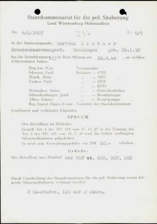 Lintner, Gertrud