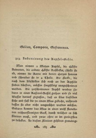 Gelées, Compors, Gefrorenes
