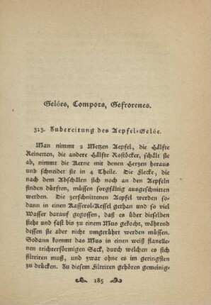 Gelées, Compors, Gefrorenes