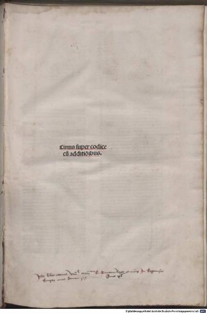 Lectura super Codice