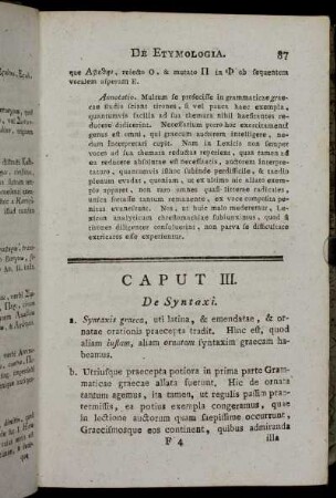 Caput III. De Syntaxi.