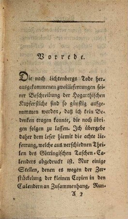 G. C. Lichtenberg's ausführliche Erklärung der Hogarthischen Kupferstiche. 8, Mit Zusätzen nach den Schriften der englischen Erklärer