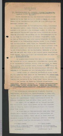 Einladungsentwurf - 27. Generalversammlung des ADF 1913 in Gießen