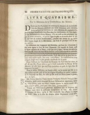 Livre Quatrieme. Sur la Dilatation & la Condensation des Métaux.