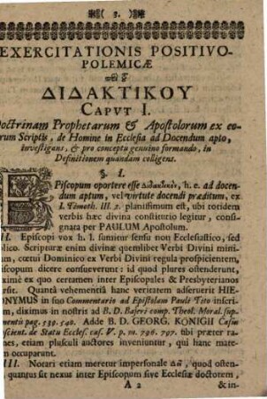 Peri Tu Didaktiku, Sive De Homine In Ecclesia Ad Docendvm [docendum] Apto : quatenus ex Scripturis Sacris definiri, & definitio ex iisdem vindicari potest, exercitatio positivo-polemica