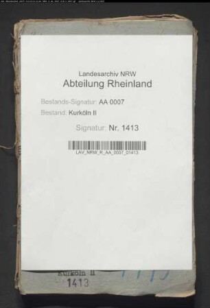 Verhandlungen über verschiedene aufgenommene Kapitalien