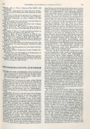 113-117 [Rezension] Reallexikon für Antike und Christentum