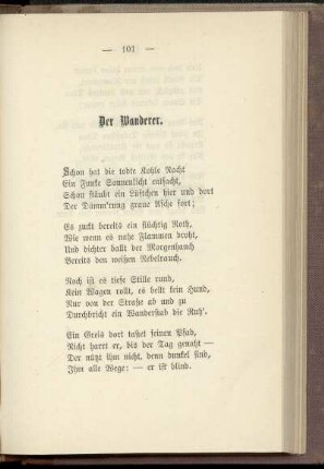 Der Wanderer