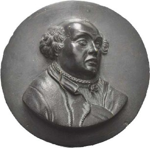 Bronzeplakette von Georg Schweigger auf Paracelsus