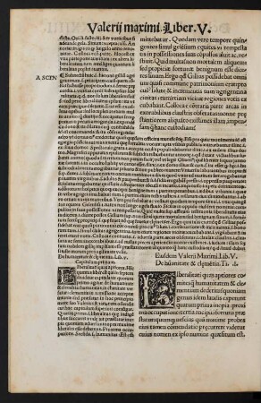 Eiusdem Valerii Maximi. Lib. V.