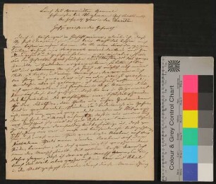 Abschrift Clemens Brentanos eines undatierten Briefes von Simon Jakob Gemmel an Ernst Horn in der Berliner Charité