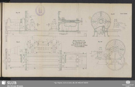Räderdrehbank der Maschinen- und Wagonfabrik der königlich ungarischen Staatsbahnen