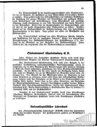 Studentenwerk Charlottenburg E. V.
