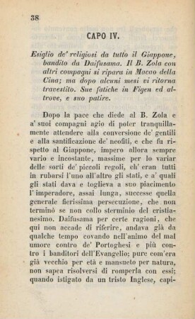 Capo IV