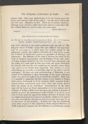 The religious literature of India