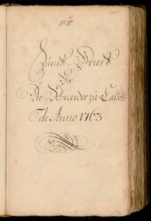 No. 10 Schneider zu Caßell de Anno 1763.