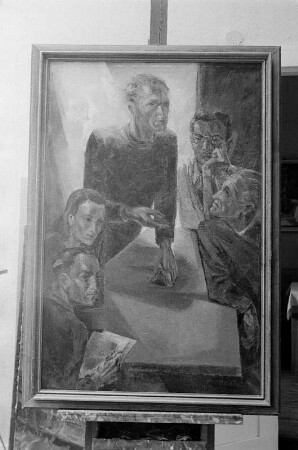 Gemälde des Kunstmalers Hermann Bruse : Gruppenporträt