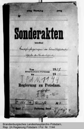 Benachrichtigungen in Tumultschädensachen