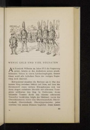 Wenig Geld und viel Soldaten