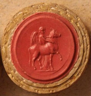Victoria, ein Rind führend