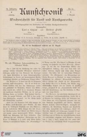 Heft 41 (8. August 1889)