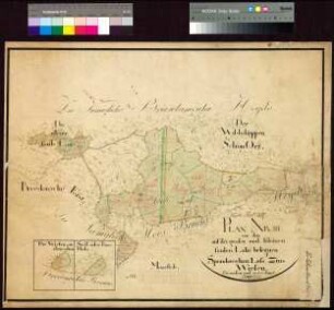 Plan III - Von den auf der Großen und Kleinen Faulen Lake gelegenen Spandauschen Laß-Zinswiesen
