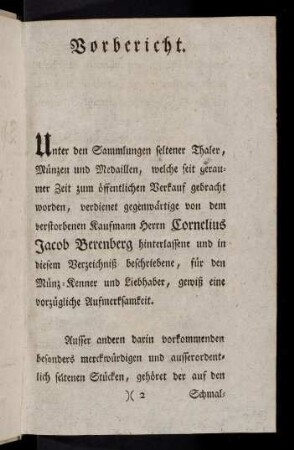 2r-3v, Vorbericht.
