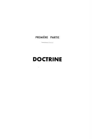 5-144, Première partie: Doctrine