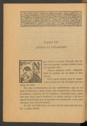 Capítulo XXI - ¿Existe la fatalidad?