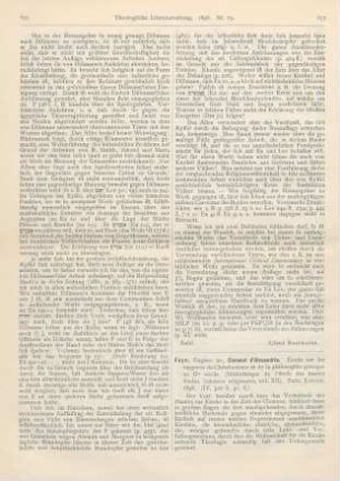 652-657 [Rezension] Faye, Eugène de, Clement d‘Alexandrie