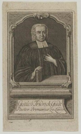 Bildnis des Gottlob Fridrich Gude
