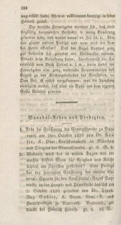 114-124 Synodal-Reden und Predigten