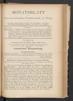 Nr. 163. Februar. 1897