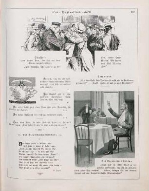 "Wohlwollend" "Gedanken-Spaene" "Des Vegetariers Festtag"